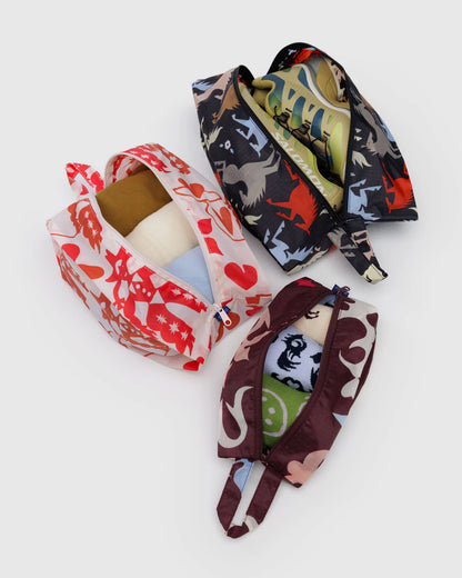 BAGGU 3D Zip Set - Western Cut-Outs