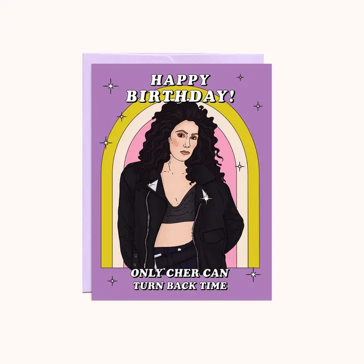 Cher Turn Back Time Card