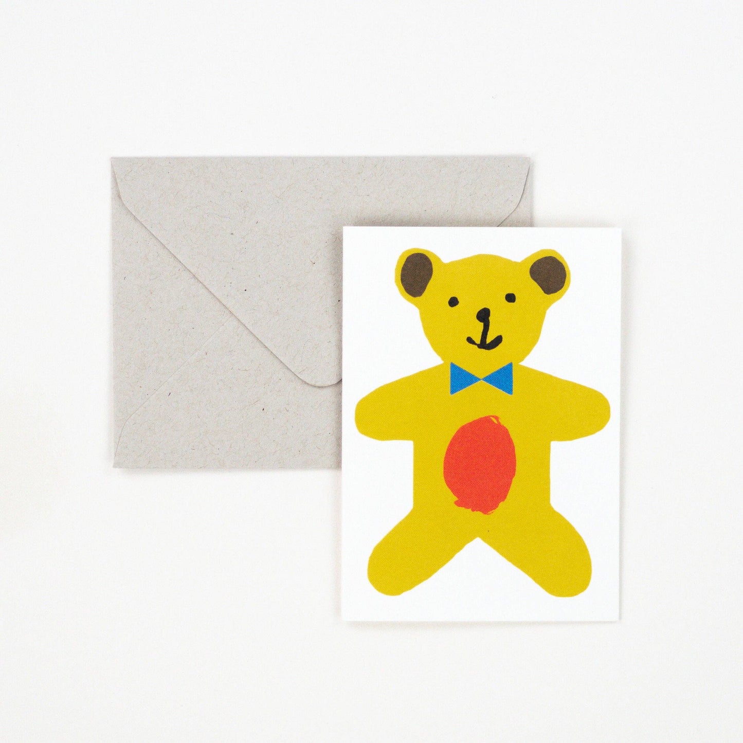 Little Teddy Bear Card shown at an angle