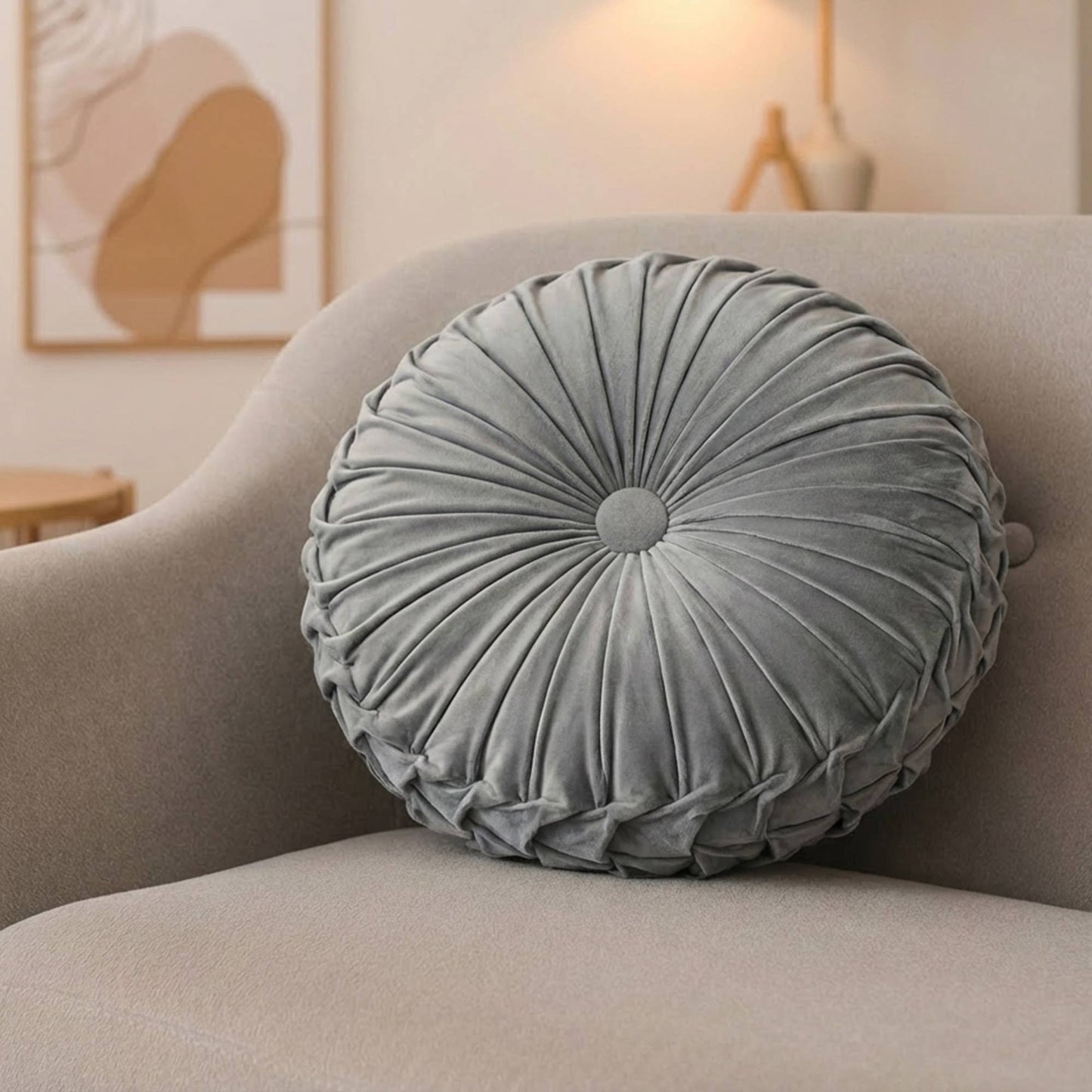 Velvet Round Cushion