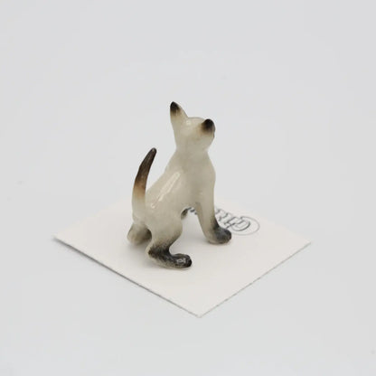 Blaze Siamese Kitten Porcelain Miniature