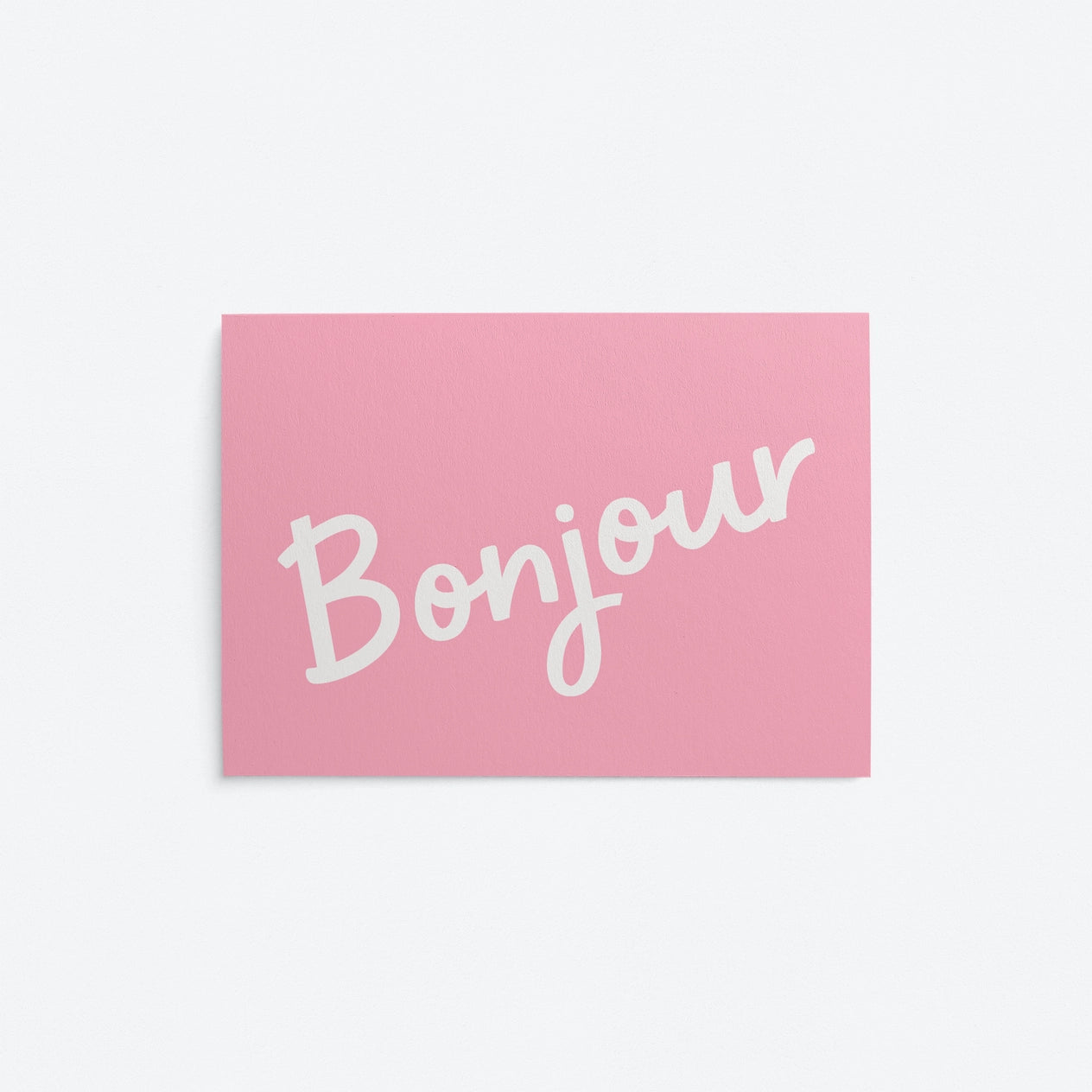 Bonjour Postcard