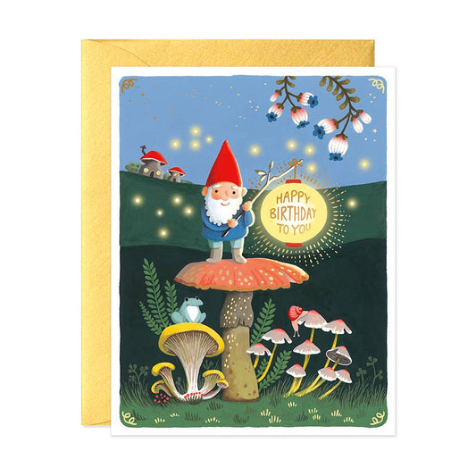 Gnome Birthday Greeting Card