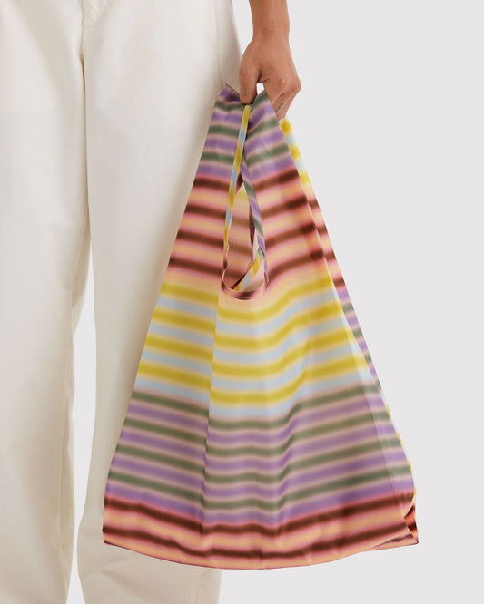 Standard Baggu Reusable Tote Bag - Gradient Stripe Multi