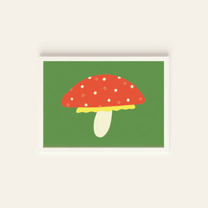 Mushroom Postcard Print