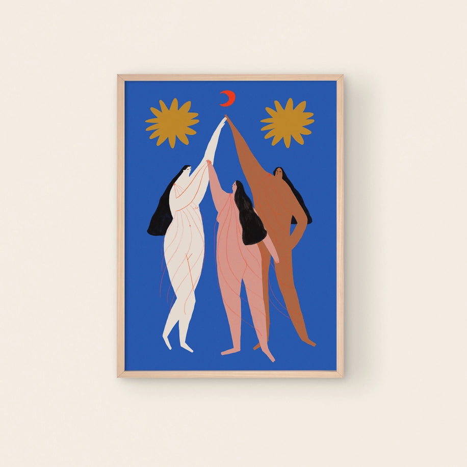 Three Graces Art Print