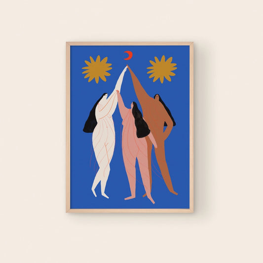 Three Graces Art Print