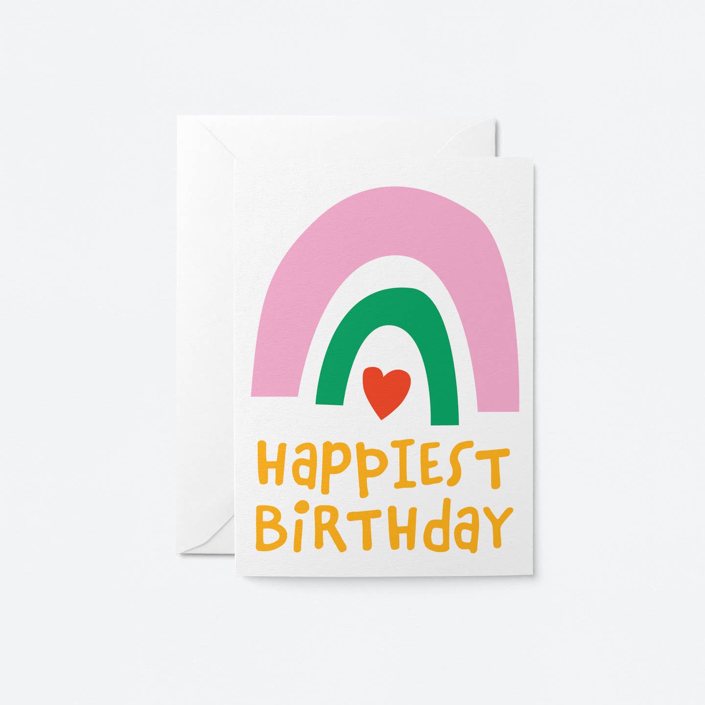 Happiest Birthday Rainbow Card