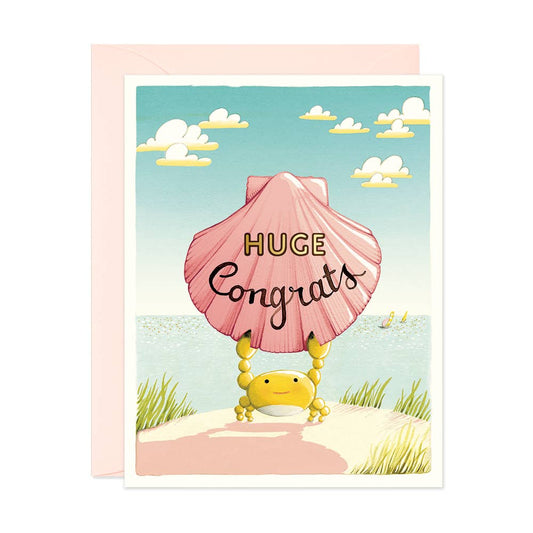 Crab Congrats Greeting Card