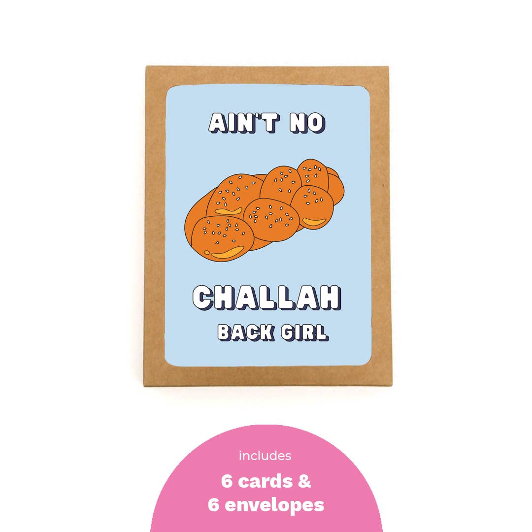 Challah Back Girl Card Boxed S/6