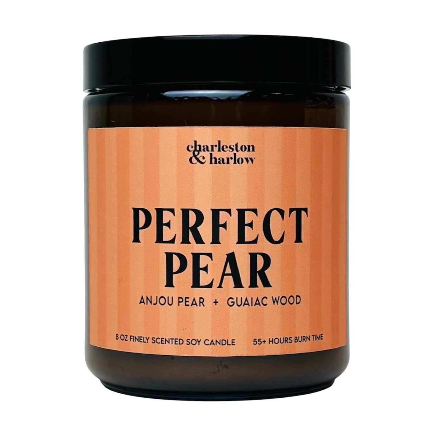 Charleston & Harlow Perfect Pear candle and box lineup lifestyle shot