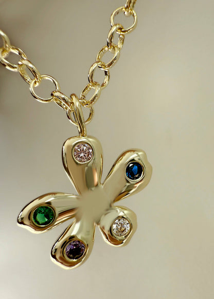 Wildflower Necklace - Gold