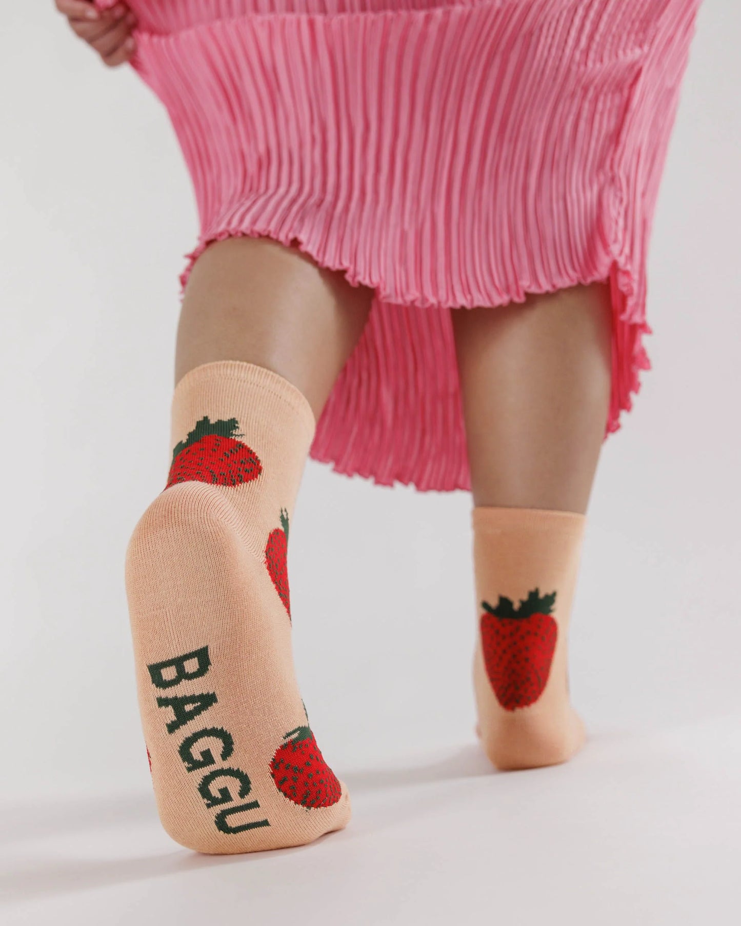 Baggu Socks Strawberry