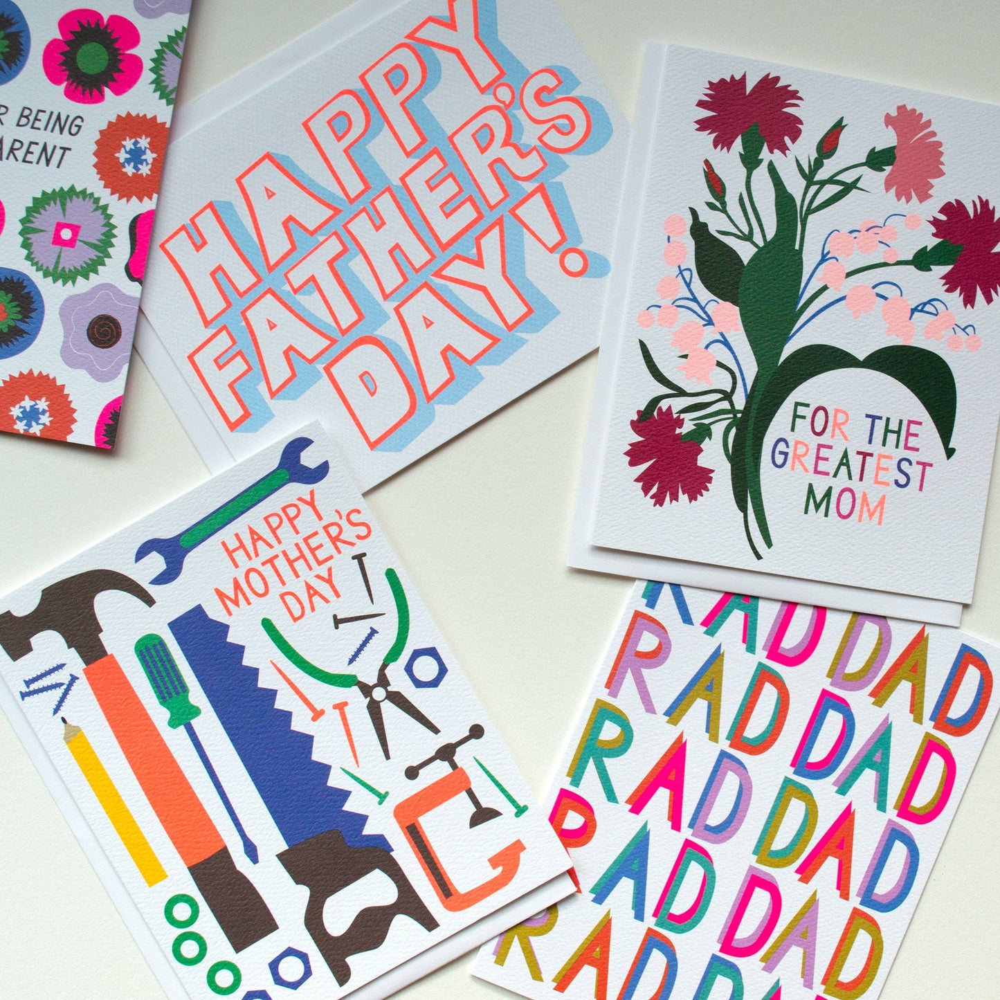 Razzle Dazzle Rad Dad Note Card