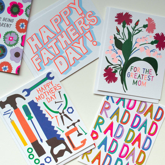 Razzle Dazzle Rad Dad Note Card