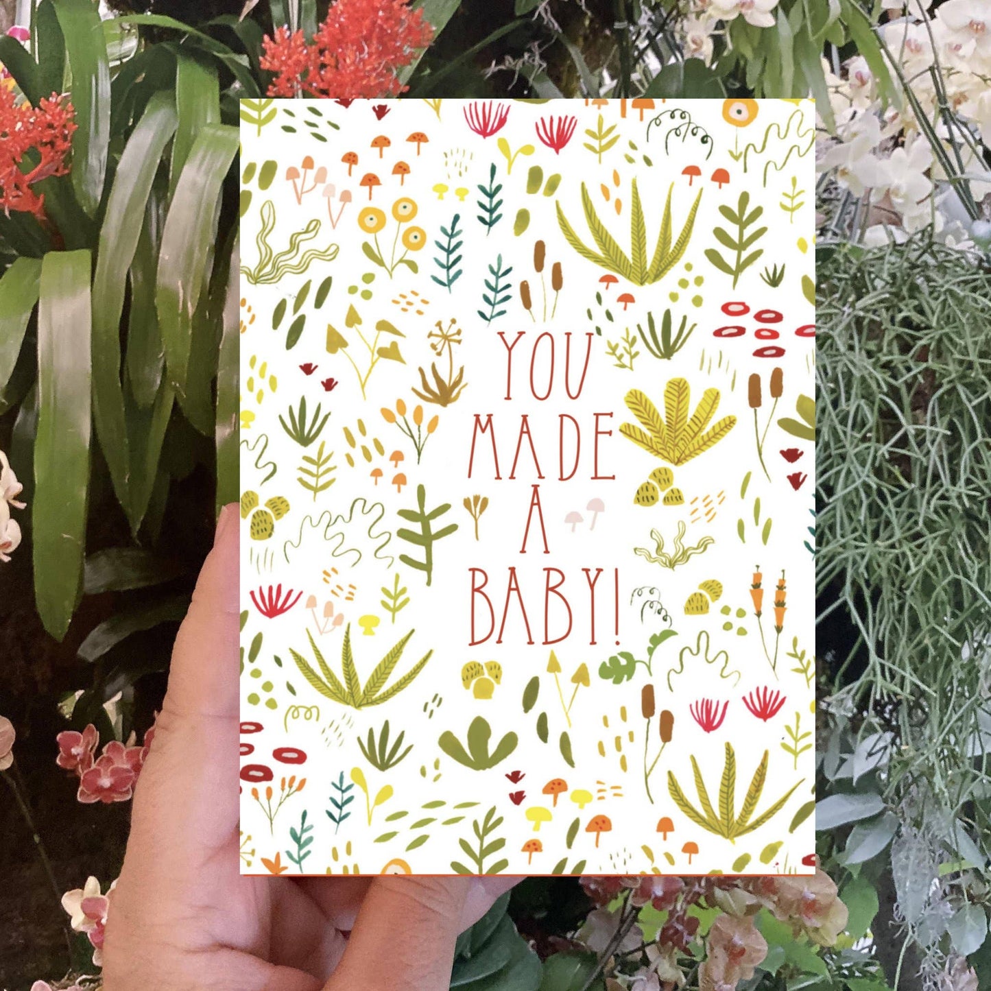 You Made A Baby Greeting Card