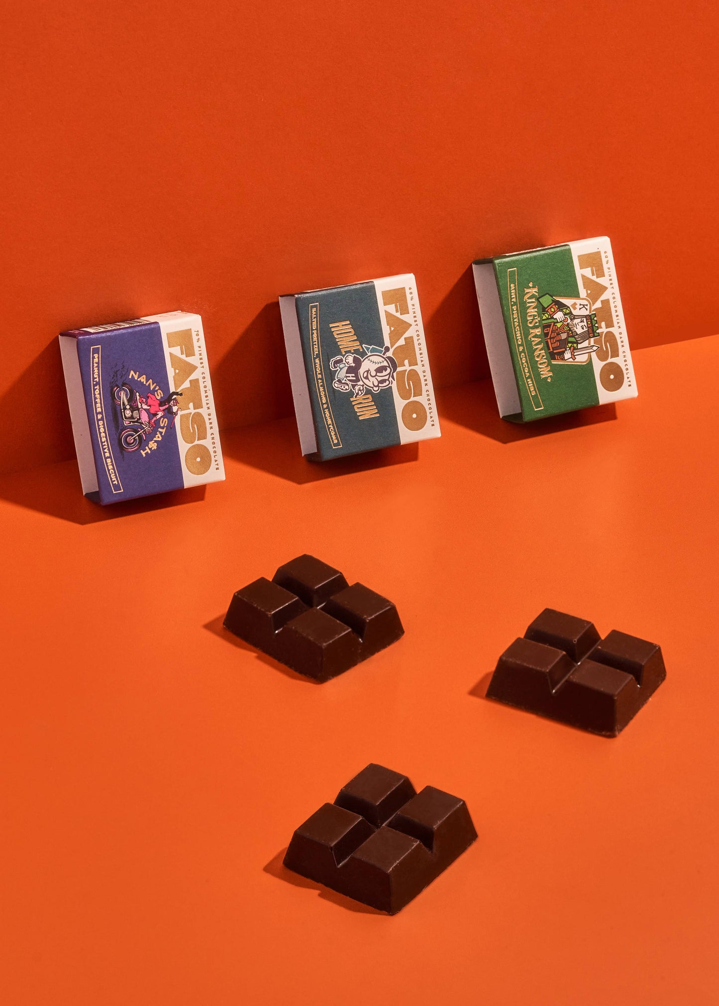 Nan's Stash 40g - 70% Dark Chocolate Chunky Mini Bar
