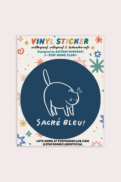 Sacré Bleu Vinyl Sticker