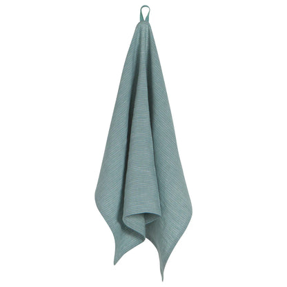 Lagoon Linen Pinstripe Dishtowel