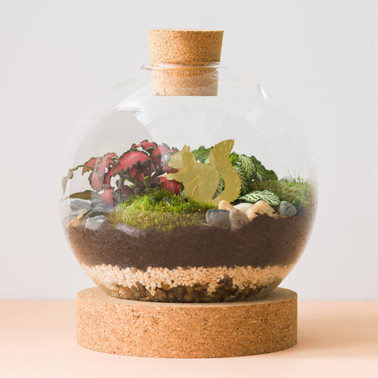 Plant Animal - Squirrel, Woodland Ornament