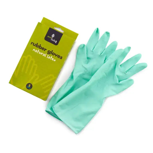 Natural Latex Rubber Gloves Small - PABOOM