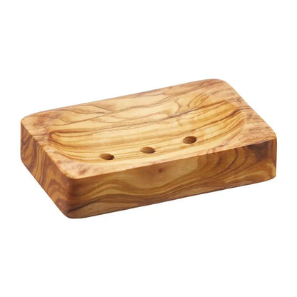 Olive Wood Soap Dish Rectangle - PABOOM