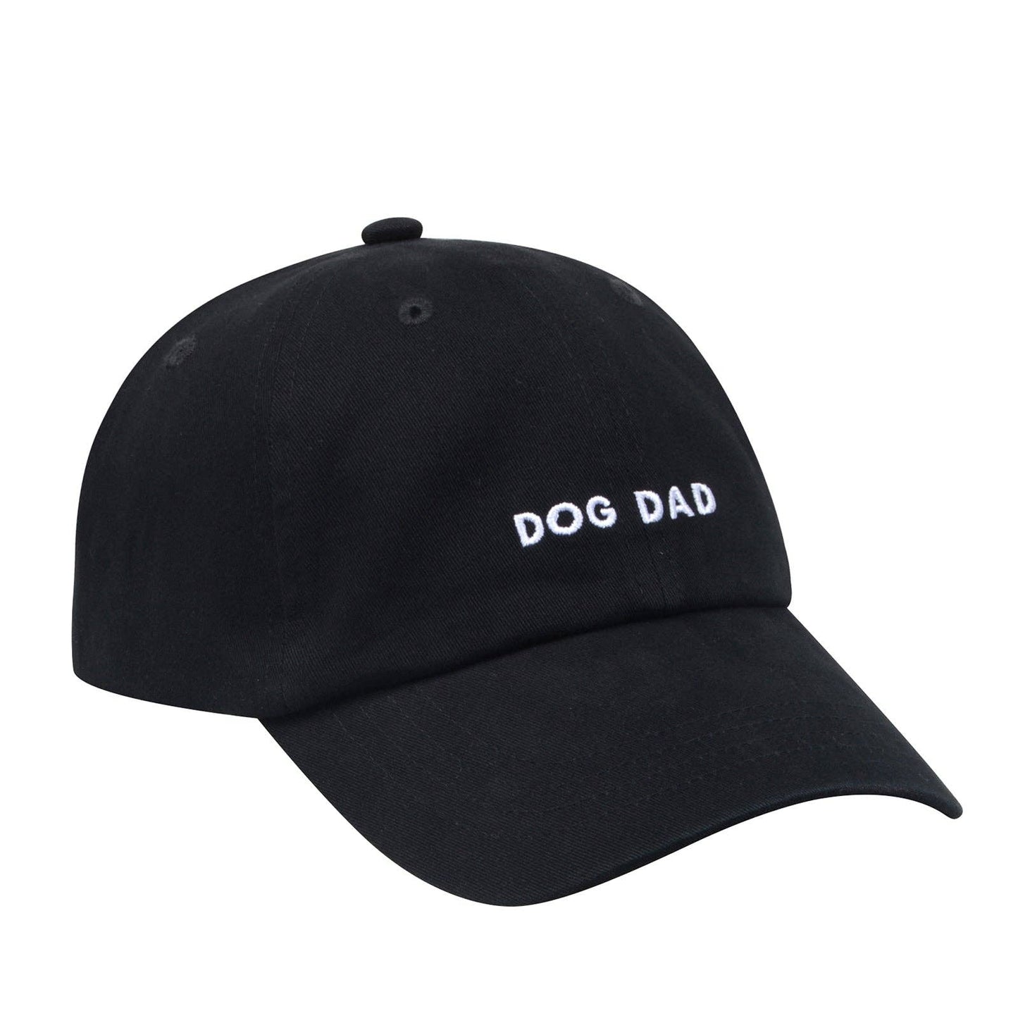 Dog Dad Hat | Embroidered Dog Dad Baseball Cap - Black