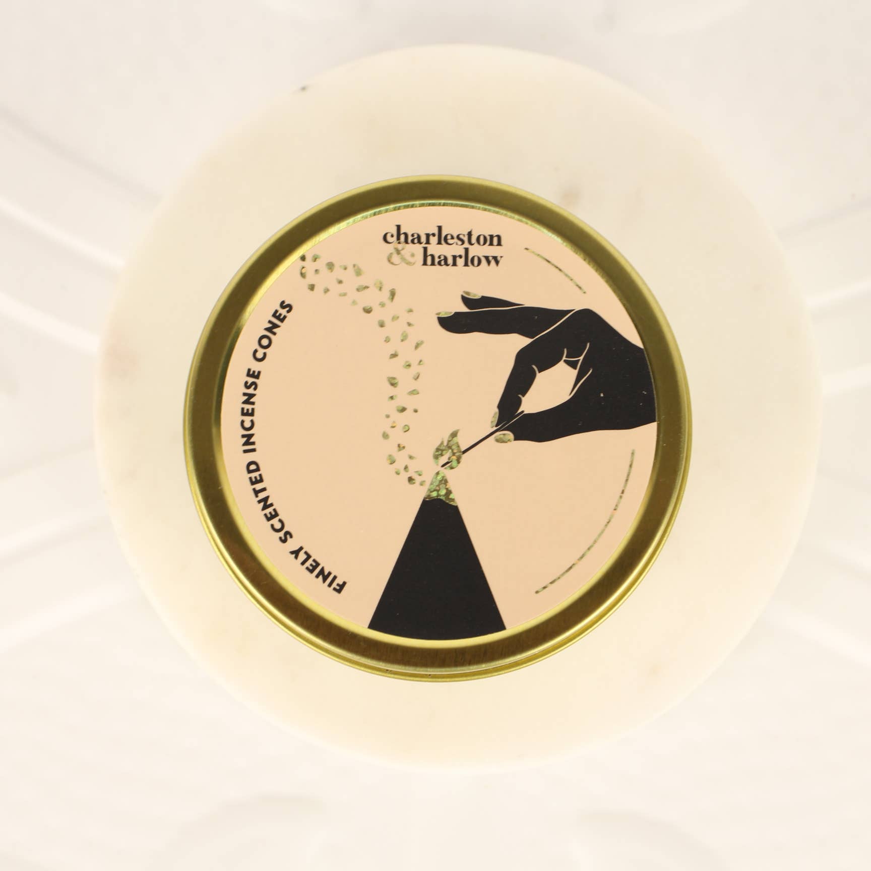 Charleston & Harlow Smitten Kitten incense packaging angle