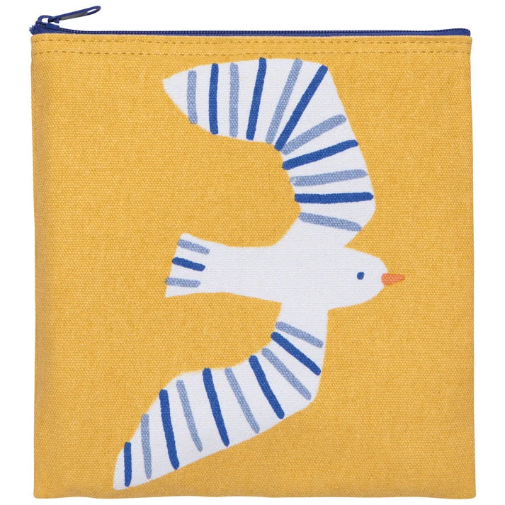 Birdie snack bags shown open to display the interior lining – PABOOM