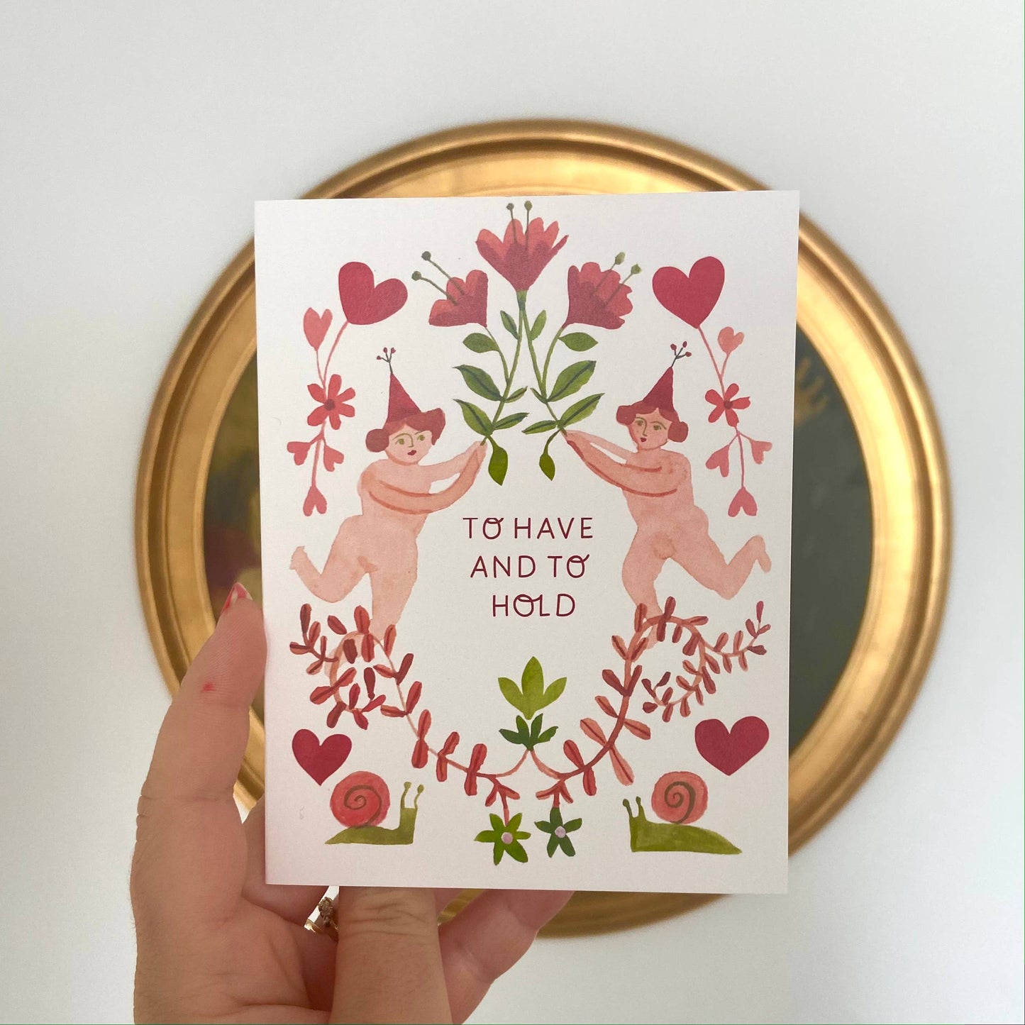 To Have And To Hold Greeting Card