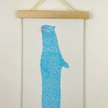 Long Otter Riso Art Print