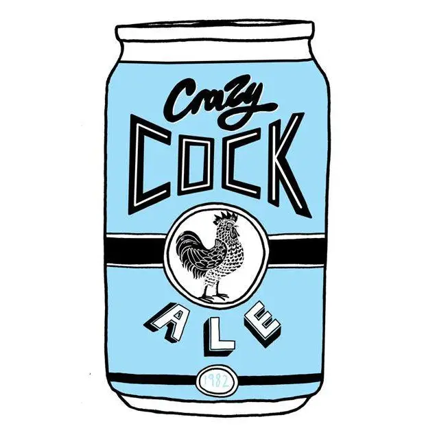 Beer Cans Black + Blue A3 Print - PABOOM