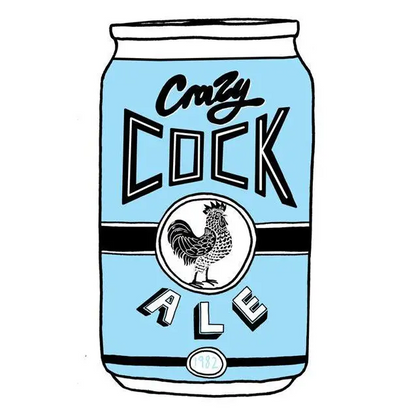 Beer Cans Black + Blue A3 Print - PABOOM