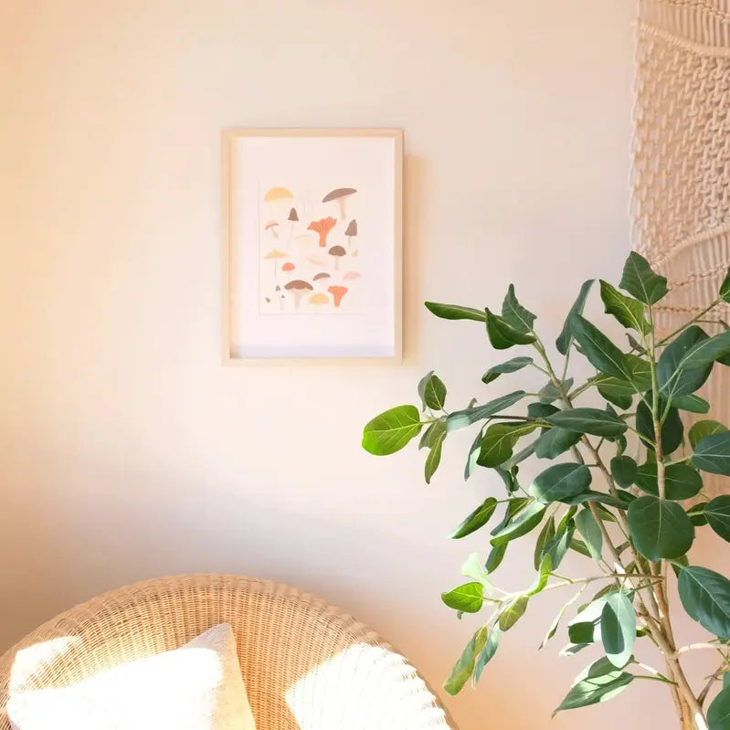 Mushrooms Print - PABOOM