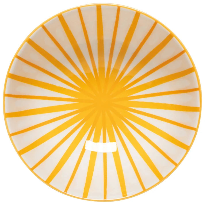 Sunburst Stamped Bowl shown from the side to display the embossed exterior – PABOOM