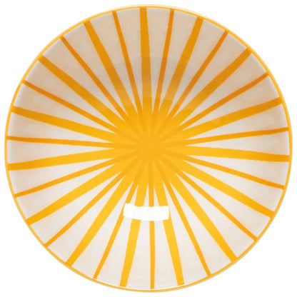 Sunburst Stamped Bowl shown from the side to display the embossed exterior – PABOOM