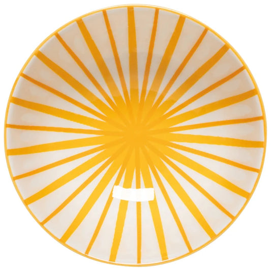 Sunburst Stamped Bowl shown from the side to display the embossed exterior – PABOOM