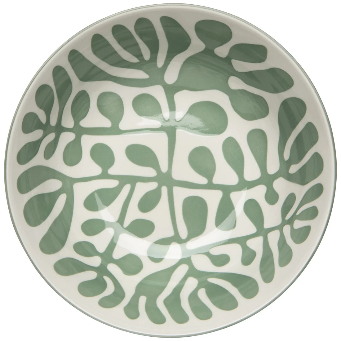 Imperial Kombu bowl shown from above, displaying the full kelp pattern and rim - PABOOM