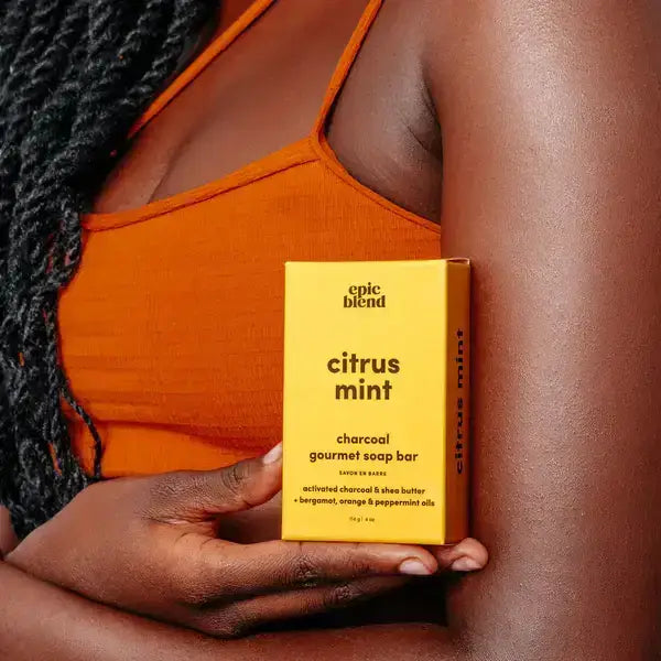 Epic Blend - Citrus Mint Charcoal Bar Soap Vegan