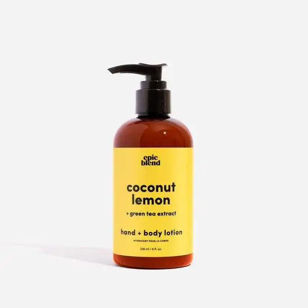 Epic Blend - Coconut Lemon Hand and Body Lotion Vegan 8oz (6+ Half Price Tester)