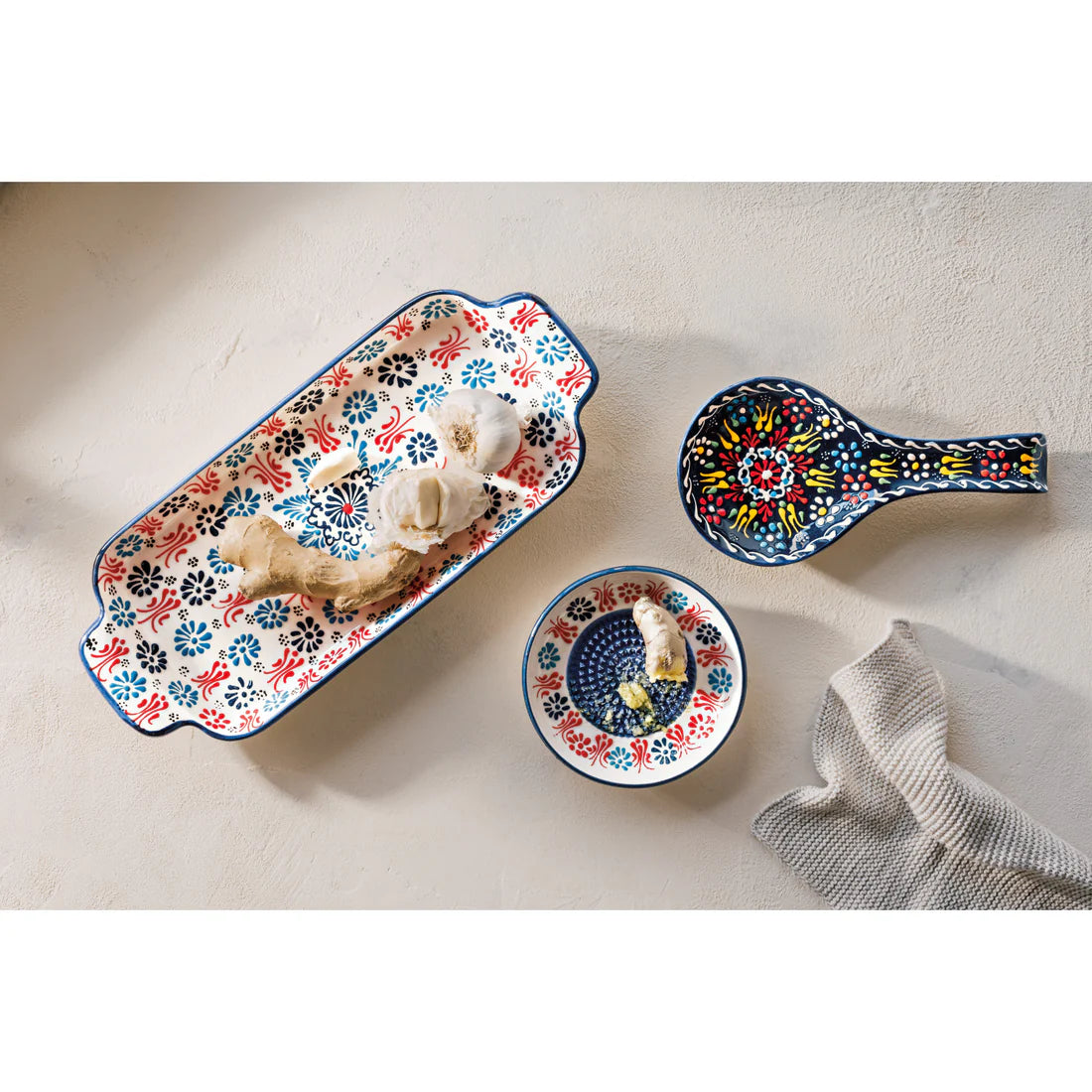 Hand Painted Turkish Spoon Rest