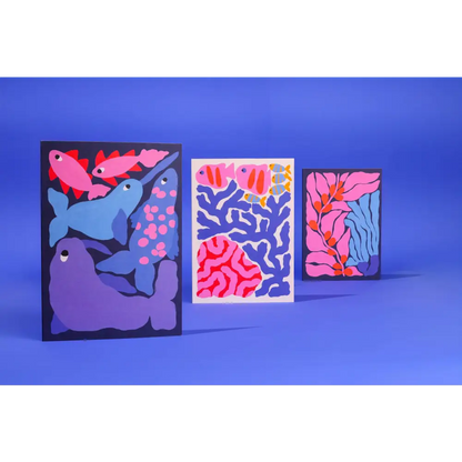 Evermade - Arctic Animals WWF Greetings Card UK (includes WWF-UK logo)