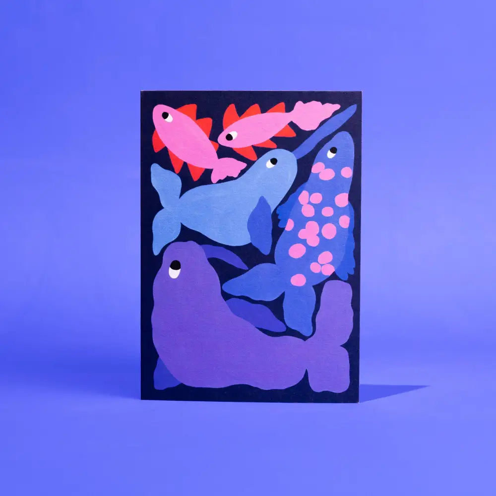 Evermade - Arctic Animals WWF Greetings Card UK (includes WWF-UK logo)