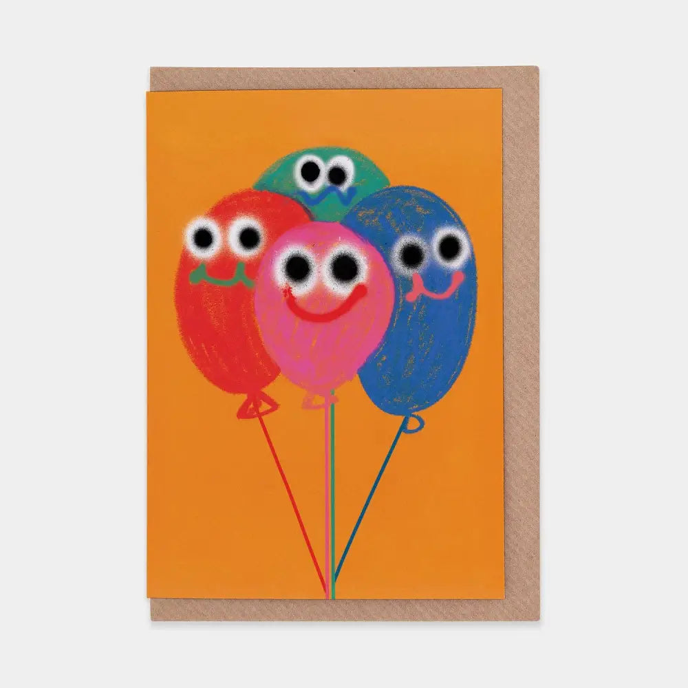 Evermade - Balloons Greetings Card By Jon Burgerman