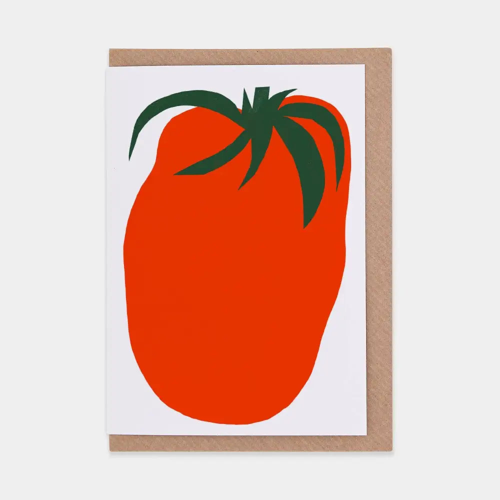Evermade - Big Tomato Greetings Card by Marcello Velho