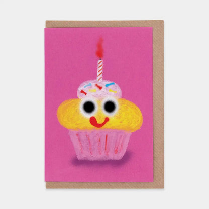 Evermade - Cake Greetings Card by Jon Burgerman