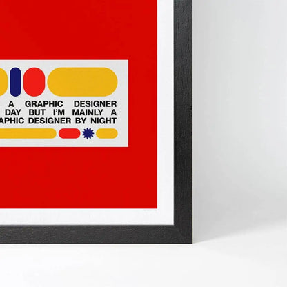 Evermade - Designer By Night Art Print Small [33cm x 33cm] / Unframed