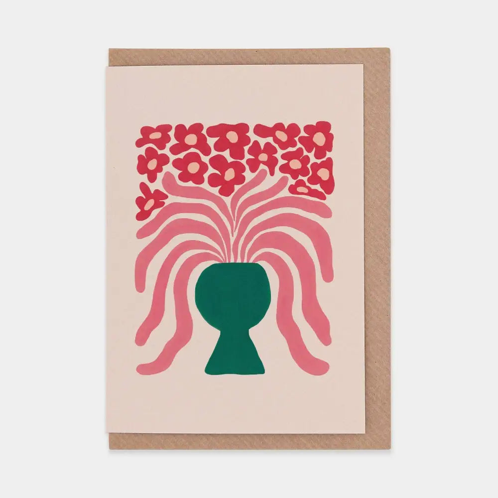 Evermade - Loosey Goosey Agapanthus Greetings Card