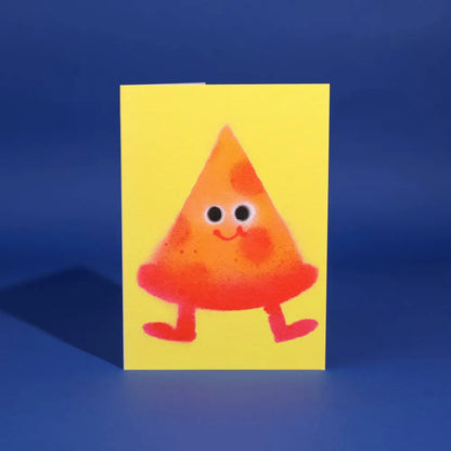Evermade - Pizza Greetings Card by Jon Burgerman