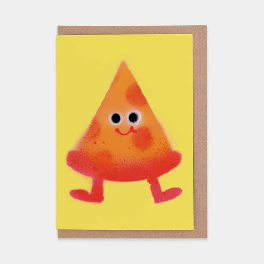 Evermade - Pizza Greetings Card by Jon Burgerman